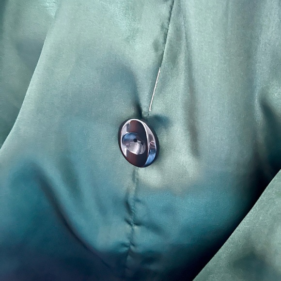 Vintage Green Plaid Coat - Picture 7 of 7